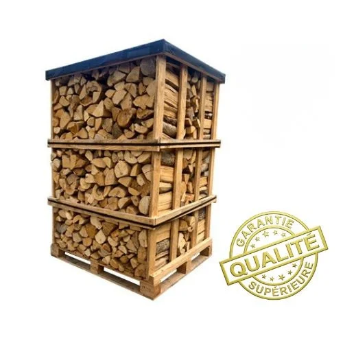 Palette Brennholz 50cm – 2,5 Raummeter – Für große Feuerstellen H1 G1